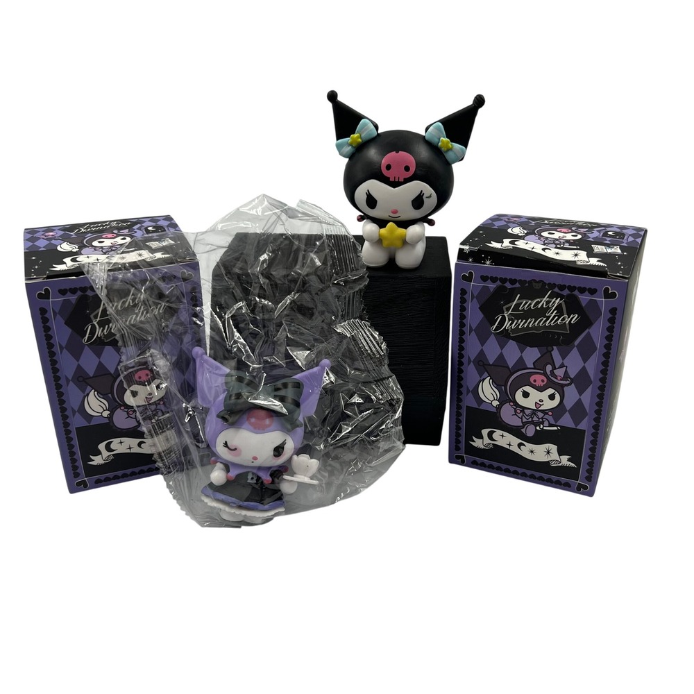 Sanrio Kuromi Lucky Divination Figure Lot of 2 Chase Blind Box Set